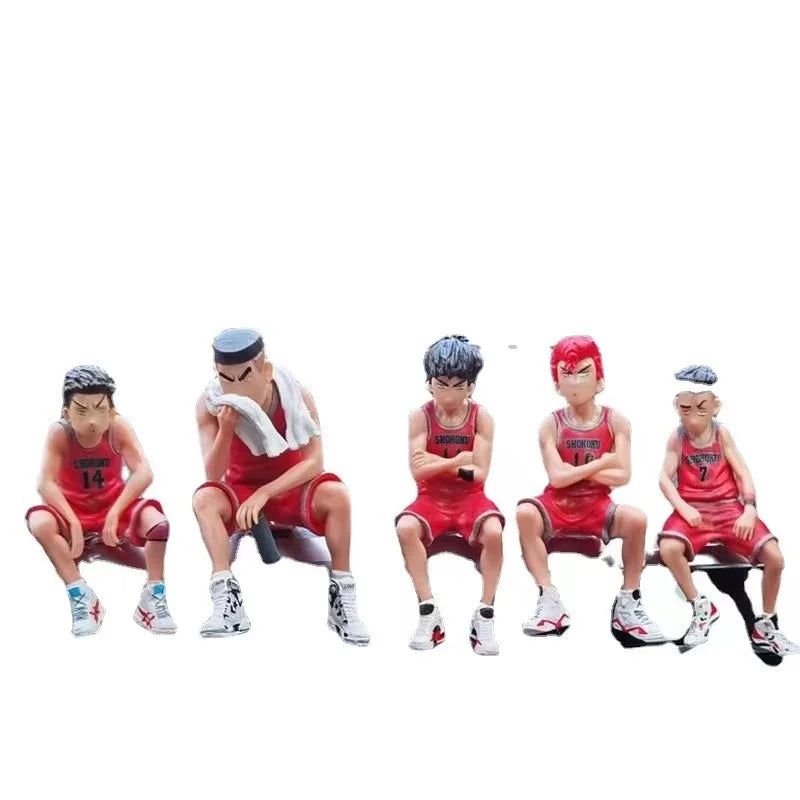 Car Telephone Number Plate Interior Anime Decoration SLAM DUNK Hanamichi Sakuragi Action Figure Ornament Auto Accessories Gifts