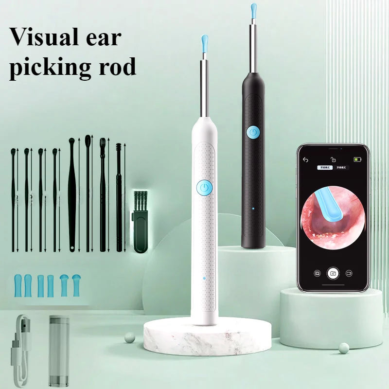 Smart Visual Ear Stick Otoscope with Camera