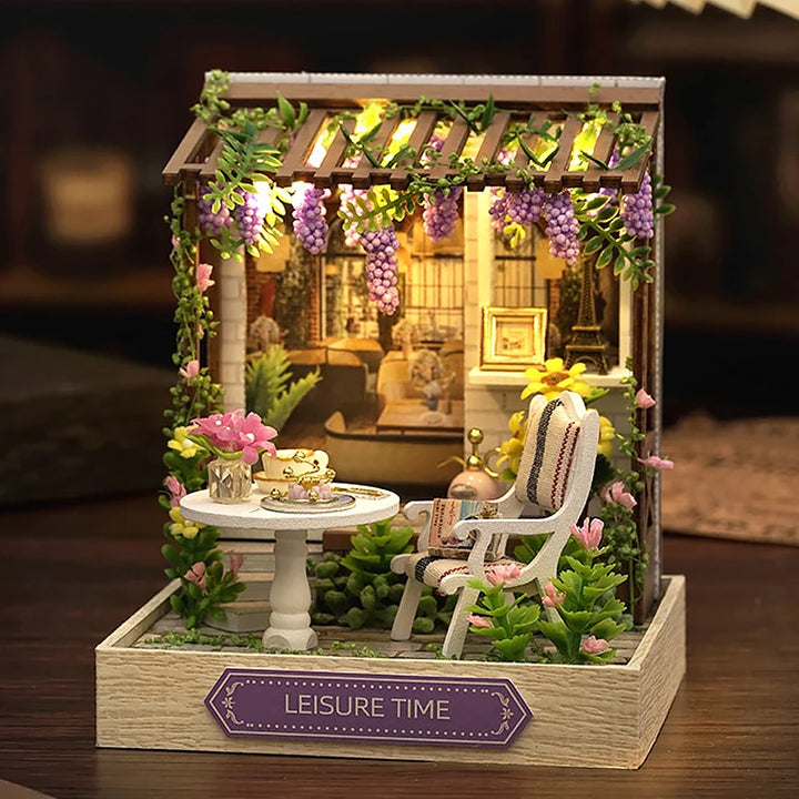 Doll House Kit Mini DIY Flower House