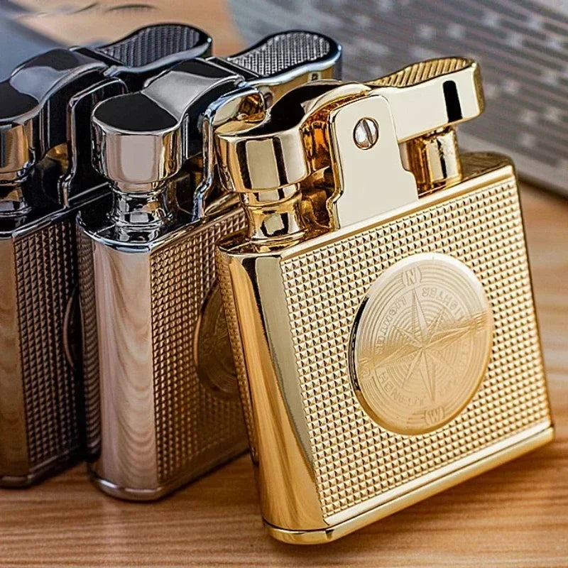 Windproof Retro Brass Cigar Lighter