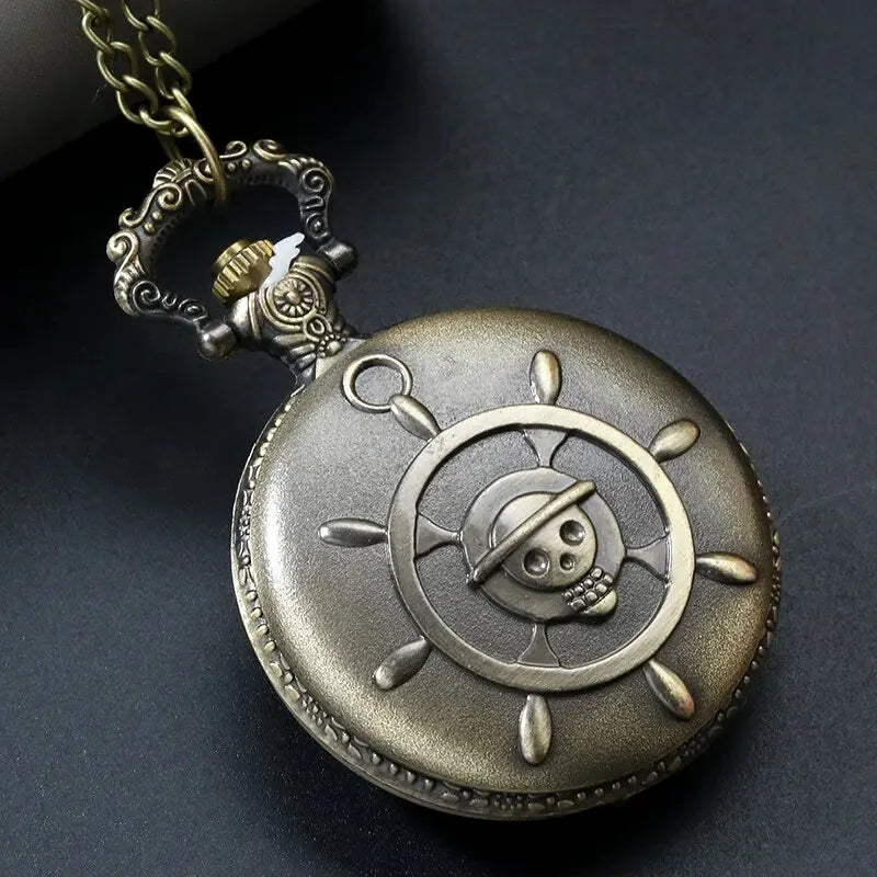 Retro Punk Pirate Captain Pocket Watch