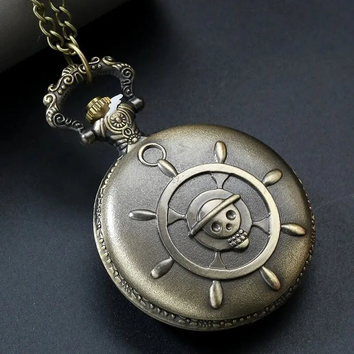 Retro Punk Pirate Captain Pocket Watch