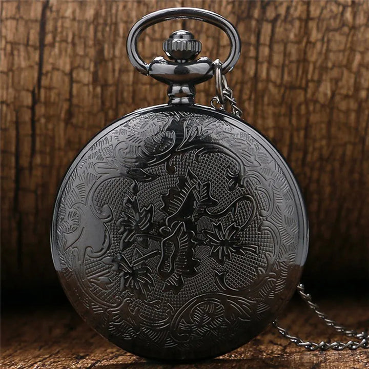 Vintage Roman Numeral Quartz Pocket Watch