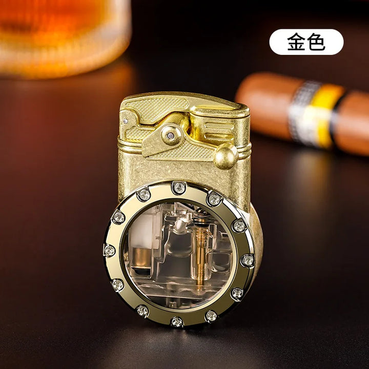 Personalized Rocker Blue Flame Lighter