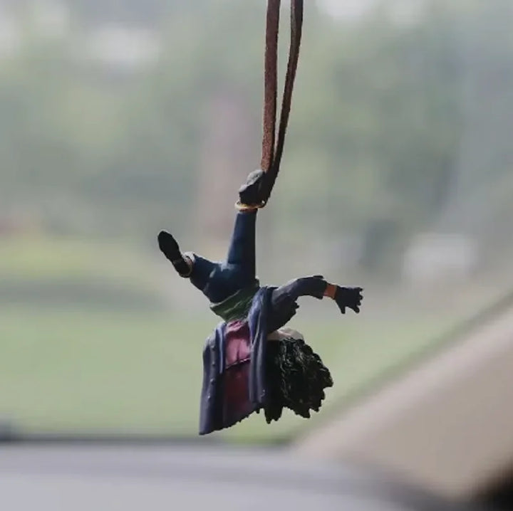 1PCS Automobile Pendants Car Supplies Clown Car Pendant Car Decoration Rearview Mirror Pendant