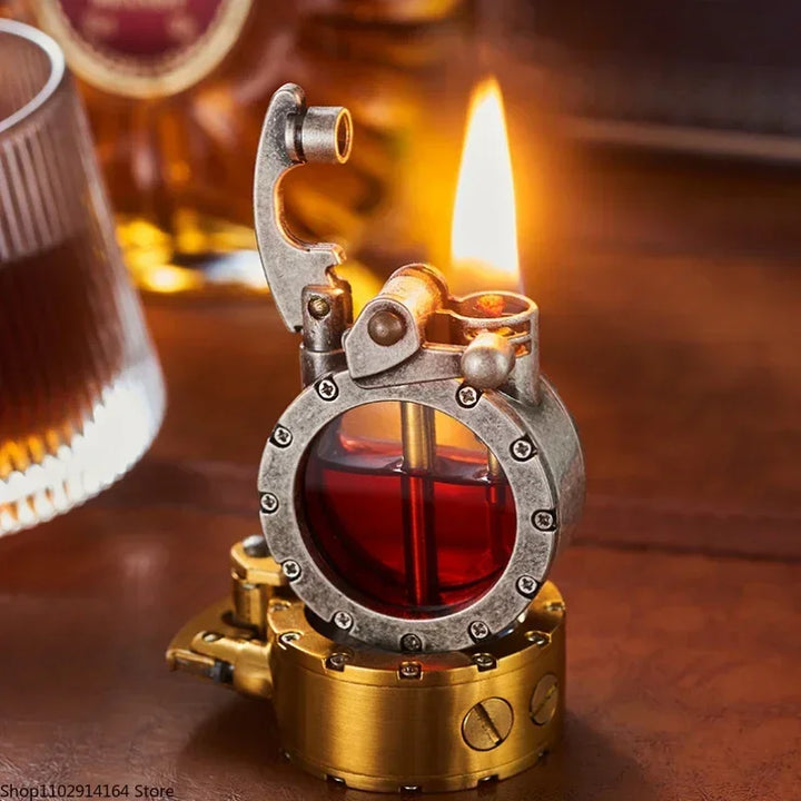 Retro Pocket Watch Kerosene Lighter