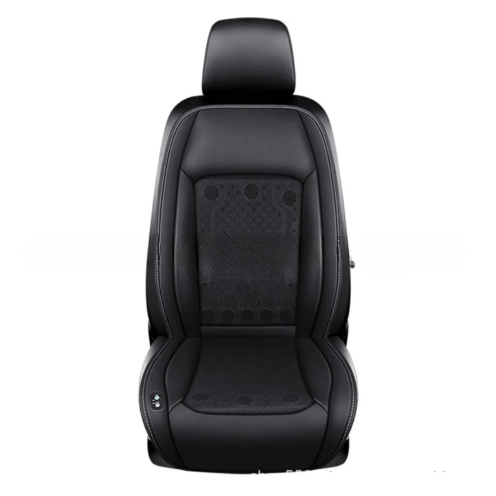 12V 24V Car Ventilated Seat Cushion with Fan Massage Function Auto Start Stop Cooling Fan Pad for Vehicle Seat Comfort