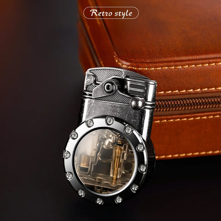 Personalized Rocker Blue Flame Lighter