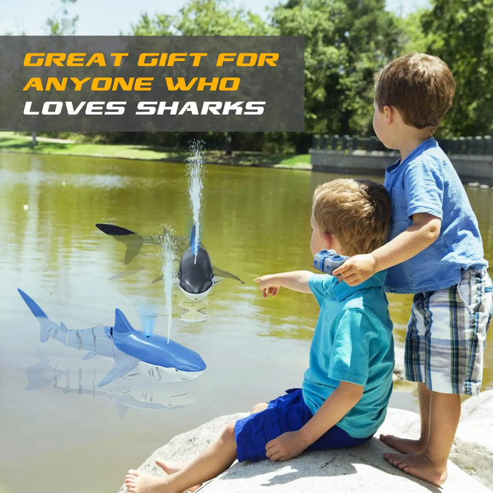 Smart RC Shark & Whale Water Toy!
