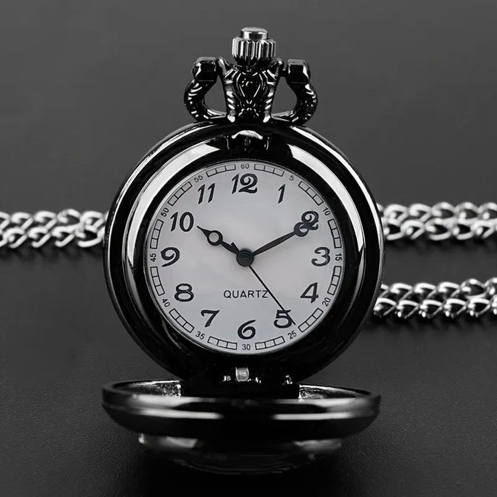 Vintage Two Dragon Moon Pocket Watch