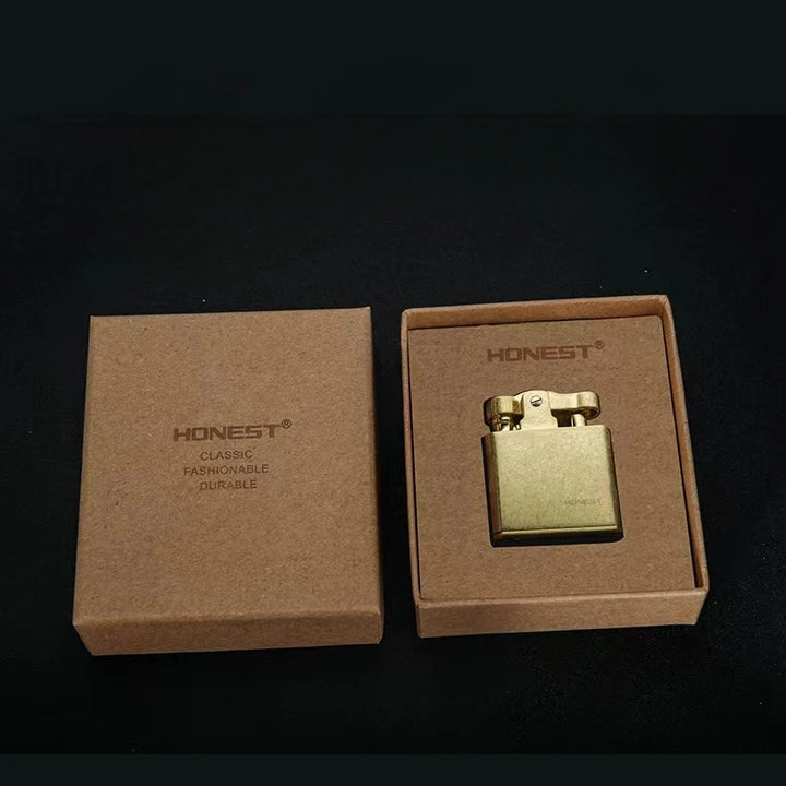 Windproof Retro Brass Cigar Lighter