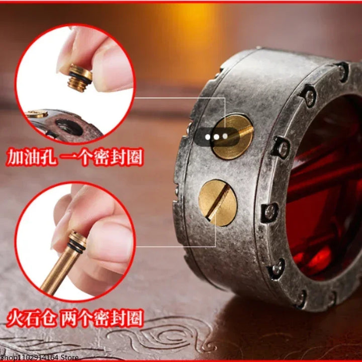Retro Pocket Watch Kerosene Lighter