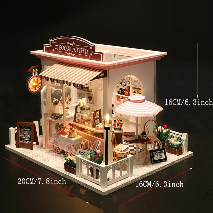 Doll House Kit Mini DIY Flower House