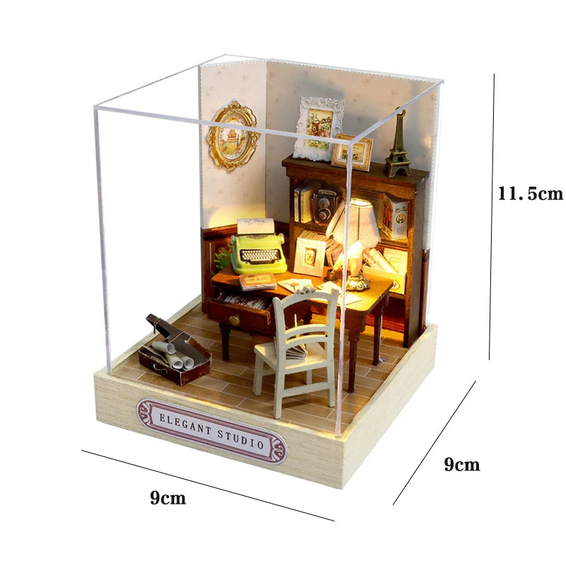 Doll House Kit Mini DIY Flower House