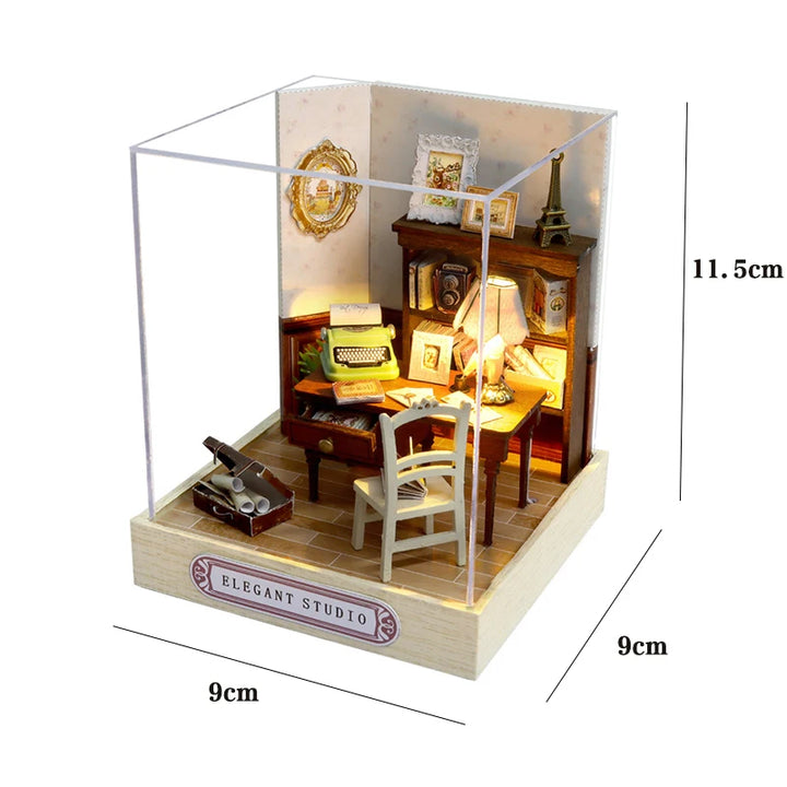 Doll House Kit Mini DIY Flower House