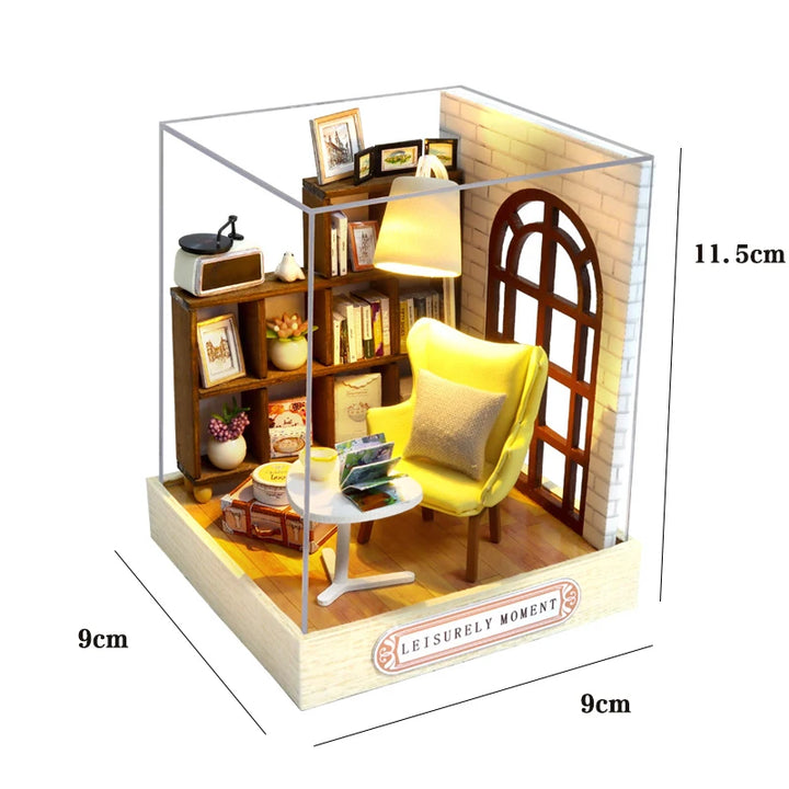 Doll House Kit Mini DIY Flower House