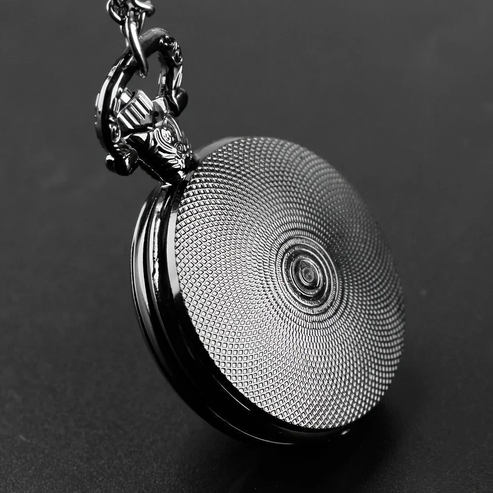Vintage Two Dragon Moon Pocket Watch