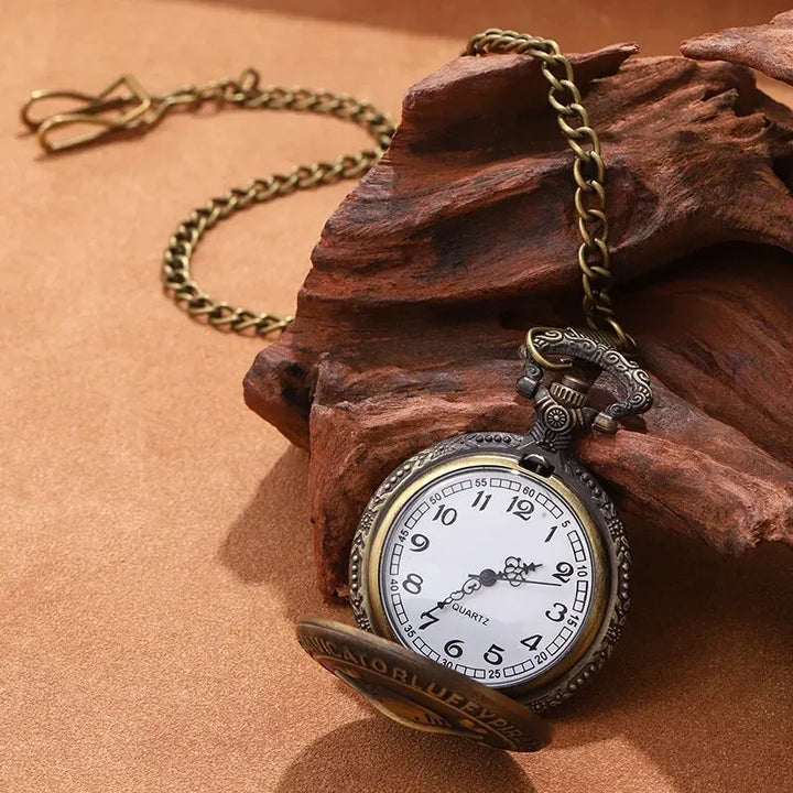 Retro Punk Pirate Captain Pocket Watch