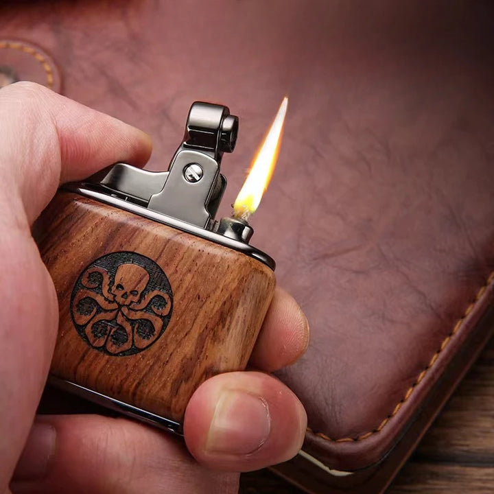 Windproof Retro Brass Cigar Lighter