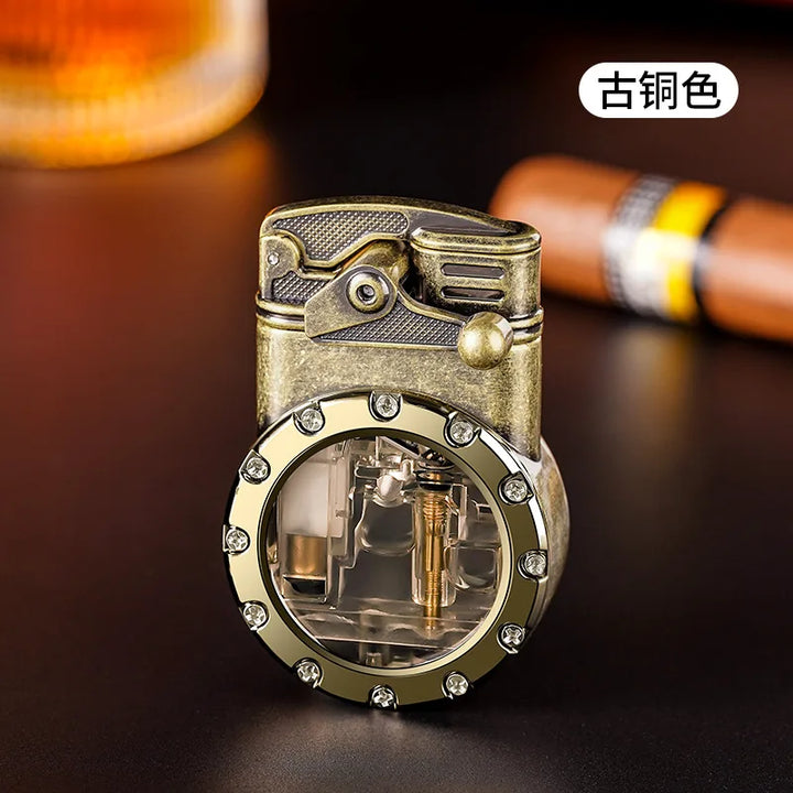 Personalized Rocker Blue Flame Lighter