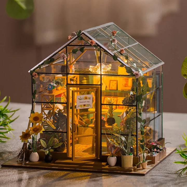 Doll House Kit Mini DIY Flower House