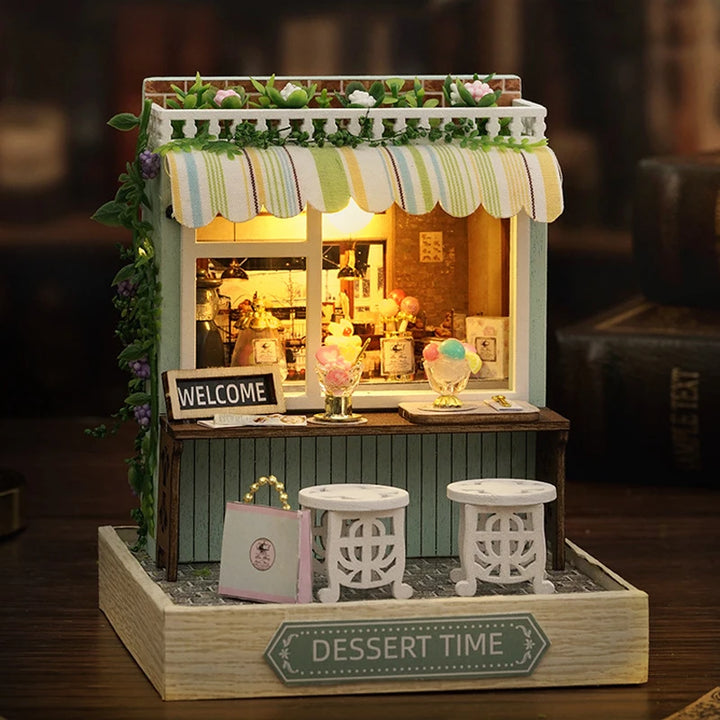Doll House Kit Mini DIY Flower House