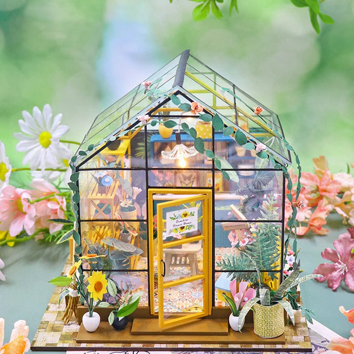 Doll House Kit Mini DIY Flower House