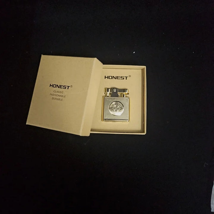 Windproof Retro Brass Cigar Lighter