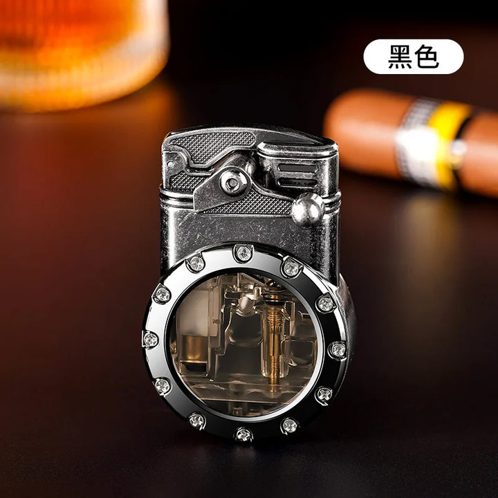 Personalized Rocker Blue Flame Lighter