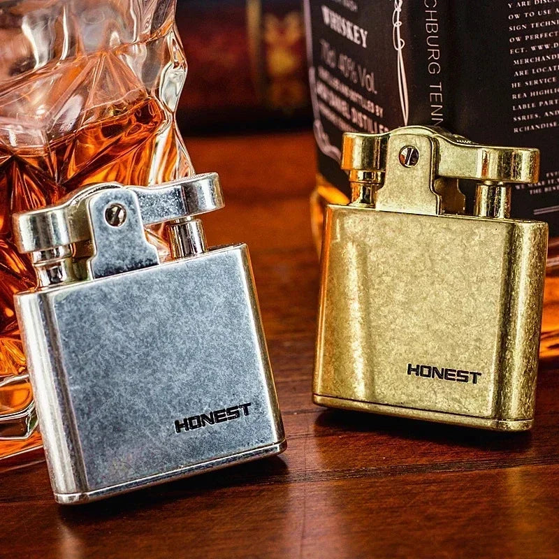 Windproof Retro Brass Cigar Lighter