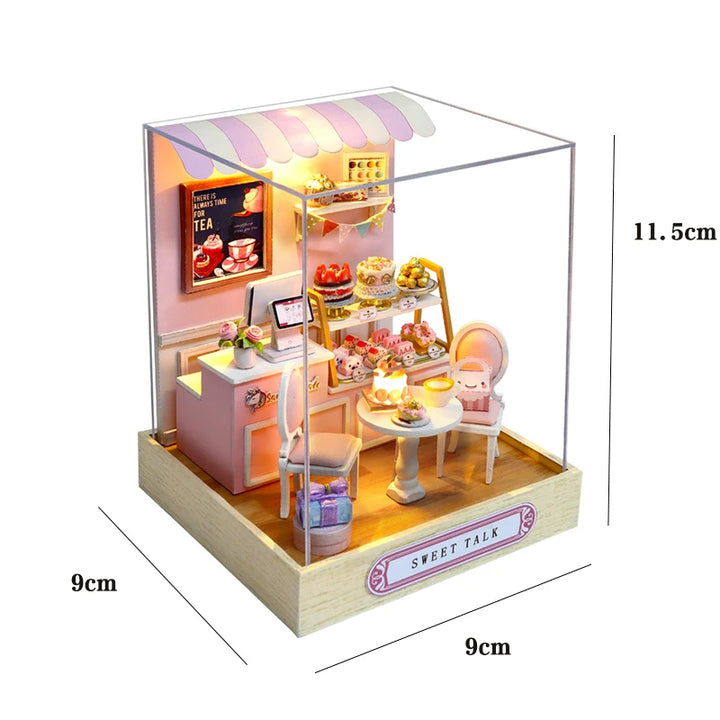 Doll House Kit Mini DIY Flower House