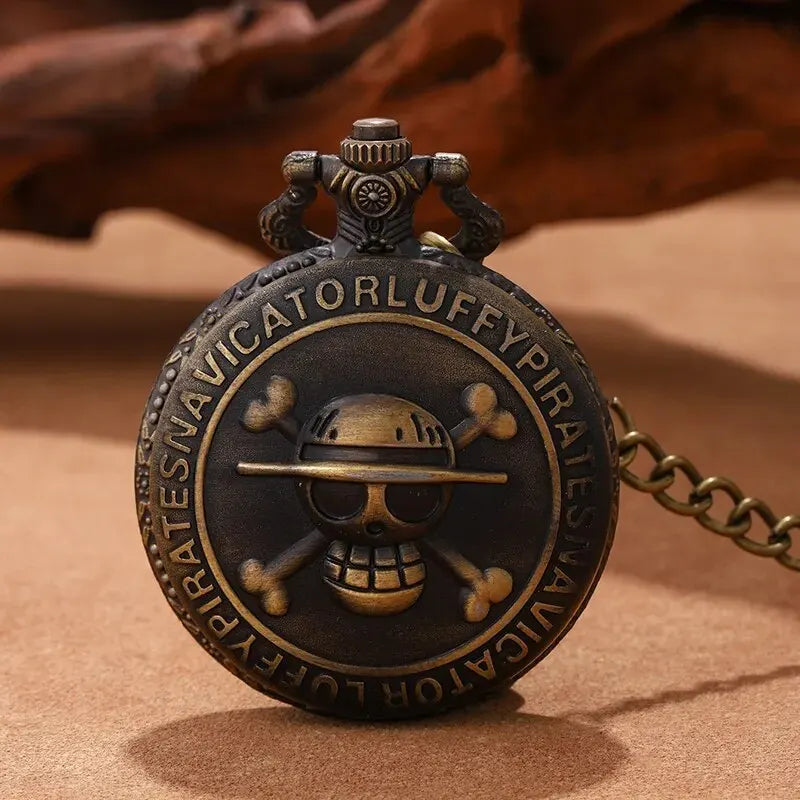 Retro Punk Pirate Captain Pocket Watch